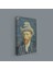 Van Gogh Kanvas Tablo Kanvas Duvar Tablosu Gri Şapkalı Portre Empresyonizm Tablo 2