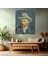 Van Gogh Kanvas Tablo Kanvas Duvar Tablosu Gri Şapkalı Portre Empresyonizm Tablo 3