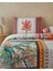 Home Palmy Patchwork Tek Kişilik Nevresim Seti Turuncu - Bej 1