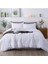 Plaid Nevresim Takımı Çift Kişilik 200 x 220 - Beyaz 2