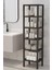 Life 6 Katlı Plastik Siyah Banyo Mutfak Rafı MIT1045 2