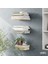 Conceal Floating Kitaplık, Büyük, Gümüş, 3'lü Set 2