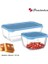 96881 3lü Saklama Kabı Mavi Kapak 3