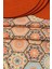 Renk Kare Desenli Dijital Baskılı Runner Amerikan Servis 40 x 150 cm 2