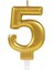 5 Rakam Mum Gold Renk (4887) 1