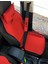 Hyundai I30 Nakışlı Ön Ikili Oto Koltuk Minderi 2 Adet Boyun Yastığı 2 Adet Kemer Pedi Kırmızı 1