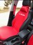 Seat Leon Nakışlı Ön Ikili Oto Koltuk Minderi 2 Adet Boyun Yastığı 2 Adet Kemer Pedi Kırmızı 1