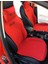 Renault Clio Nakışlı Ön Ikili Oto Koltuk Minderi 2 Adet Boyun Yastığı 2 Adet Kemer Pedi Kırmızı 1