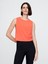 Kadın Turuncu Gapfit Breathe Crop T-Shirt 1