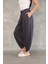 Osy Modal Yumuşak Dokulu Kumaş Şalvar Pantalon - Antrasit 2