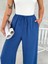 Ayrobin Oversize Kadın Pantalon - Saks 1