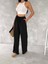 Ayrobin Oversize Kadın Pantalon - Siyah 4