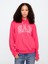 Kadın Pembe Gap Logo Havlu Kumaş Sweatshirt 1