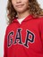 Erkek Çocuk Kırmızı Gap Logo Relaxed Fermuarlı Sweatshirt 2