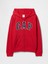 Erkek Çocuk Kırmızı Gap Logo Relaxed Fermuarlı Sweatshirt 5