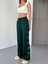 Osy Modal Yumuşak Dokulu Kumaş Nakış Işlemeli Rahat Bol Paça Eşofman Pantalon - Haki 3