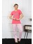Kadın Kısa Kol Penye Pijama Takımı 4211 5