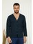 Erkek %100 Pamuk Önden Düğmeli Cepli Uzun Kollu Pijama Takımı 6768 1