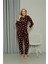 Welsoft Polar Kadın Kapşonlu Pijama Takımı 8513 1