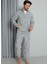 Welsoft Polar Fermuarlı Erkek Pijama Takımı 6840 1