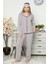 Polar Önden Düğmeli Kadın Pijama Takımı 8082 2