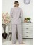 Polar Önden Düğmeli Kadın Pijama Takımı 8082 3