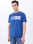 Bisiklet Yaka Baskılı Indigo Erkek T-Shirt M5SM-TST1287 3