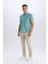 Slim Fit Dar Kesim Dar Paça Chino Kanvas Pantolon C2401AX25SP 2