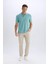 Slim Fit Dar Kesim Dar Paça Chino Kanvas Pantolon C2401AX25SP 3