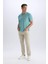 Slim Fit Dar Kesim Dar Paça Chino Kanvas Pantolon C2401AX25SP 4
