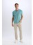 Slim Fit Dar Kesim Dar Paça Chino Kanvas Pantolon C2401AX25SP 5