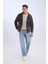 Slim Fit Dar Kesim Kapüşonlu Astarlı Fermuarlı Cepli Mevsimlik Mont D7451AX25SP 2