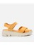 01SAH306860A620 KADIN Deri Mavi Ayarlanabilir Comfort Sandalet 1