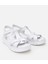 01SAH306850A100 KADIN Deri Siyah Ayarlanabilir Comfort Sandalet 2