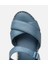 01SAH306860A620 KADIN Deri Mavi Ayarlanabilir Comfort Sandalet 5