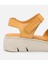 01SAH306860A620 KADIN Deri Mavi Ayarlanabilir Comfort Sandalet 4