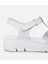 01SAH306850A100 KADIN Deri Siyah Ayarlanabilir Comfort Sandalet 4