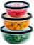 & Fresh 3'lü Kompakt Set 400-800-1350 Ml, Plastik Saklama Seti 3