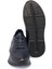 Lacivert Hakiki Deri Erkek Sneaker - E24S1AY57097-A31 4