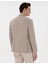 Erkek Bej Slim Fit Yün Keten Karışımlı Ceket 50302234-VR011 5