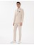 Erkek Bej Ex. Slim Fit Kruvaze Takım Elbise 50306746-VR011 4
