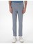 Erkek Mavi Slim Fit Keten Karışımlı Kanvas Pantolon 50301770-VR036 2