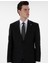 Erkek Siyah Slim Fit Çizgili Yün Takım Elbise 50302278-VR046 3