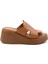 Taba Leather Kadın Terlik K04359022303 1