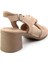Bej Leather Kadın Sandalet K05040030003 3