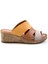 Hardal Çok Renkli Leather Kadın Terlik K04552000203 1