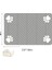 Pet Besleme Mat-Absorban Yiyecek ve Su Kasesi Için Pet Placemat, Su Geçirmez Kauçuk Desteği, Köpek Kedi Rengi Için Hızlı Kuru Su Mat: Gri 40X60CM (Yurt Dışından) 1