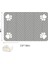 Pet Besleme Mat-Absorban Yiyecek ve Su Kasesi Için Pet Placemat, Su Geçirmez Kauçuk Desteği, Köpek Kedi Rengi Için Hızlı Kuru Su Mat: Gri 40X60CM (Yurt Dışından) 1