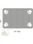 Pet Besleme Mat-Absorban Yiyecek ve Su Kasesi Için Pet Placemat, Su Geçirmez Kauçuk Desteği, Köpek Kedi Rengi Için Hızlı Kuru Su Mat: Gri 40X60CM (Yurt Dışından) 1