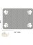 Pet Besleme Mat-Absorban Yiyecek ve Su Kasesi Için Pet Placemat, Su Geçirmez Kauçuk Desteği, Köpek Kedi Rengi Için Hızlı Kuru Su Mat: Gri 40X60CM (Yurt Dışından) 1